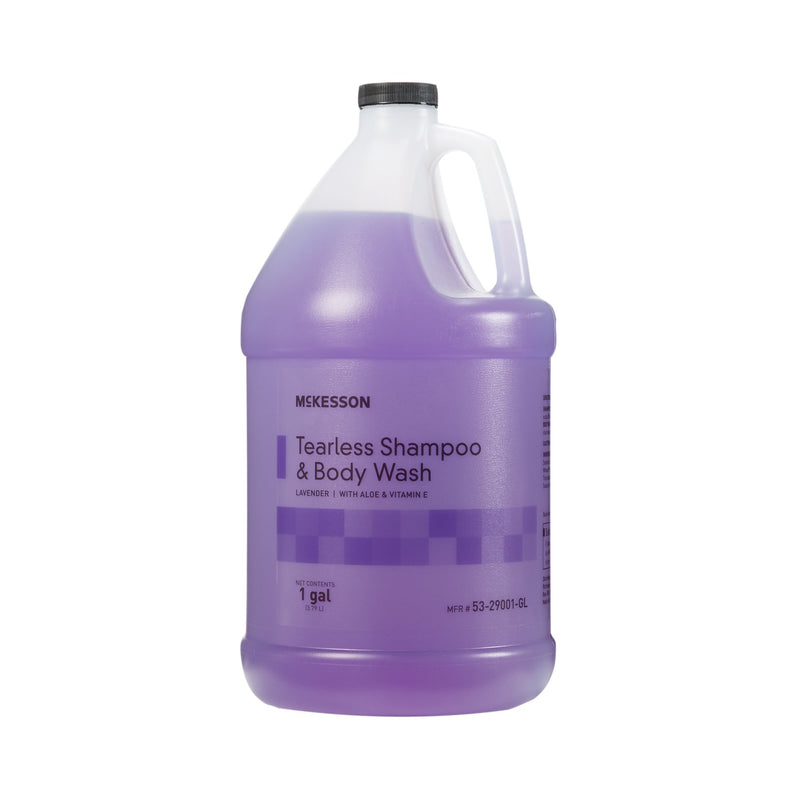 McKesson Tearless Shampoo and Body Wash, Lavender Scent, 1 gal Jug