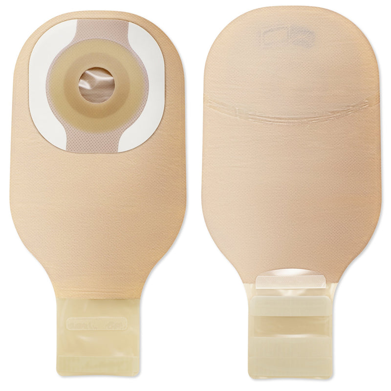 Premier™ One-Piece Drainable Beige Filtered Ostomy Pouch, 12 Inch Length, 3/4 Inch Stoma