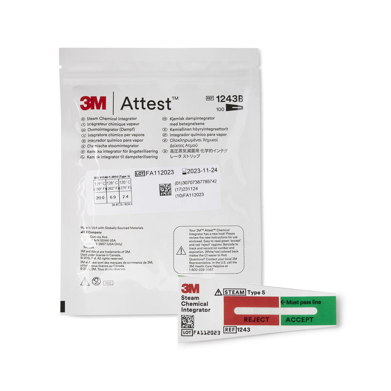 3M™ Attest™ Sterilization Chemical Integrator Strip