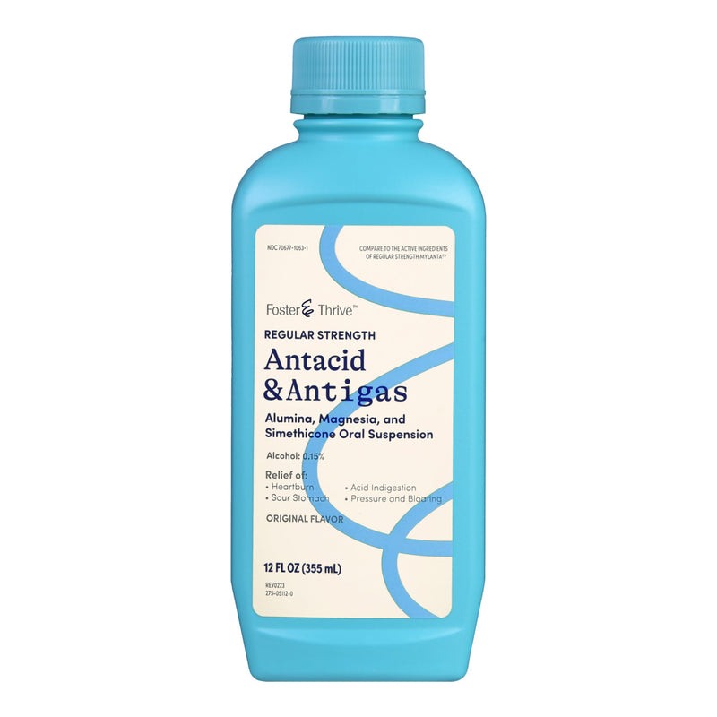 Foster & Thrive™ Regular Strength Antacid & Antigas Alumina, Magnesia and Simethicone Oral Suspension Original