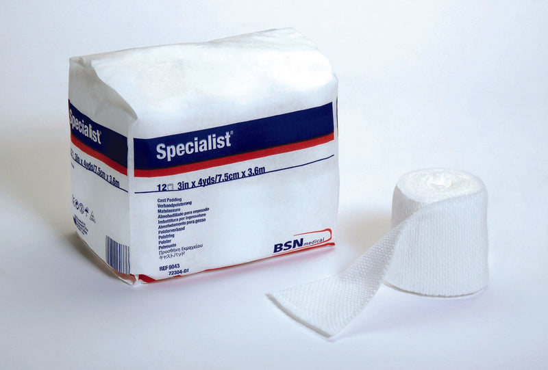 Specialist® White Cotton / Rayon Undercast Cast Padding, 2 Inch x 4 Yard