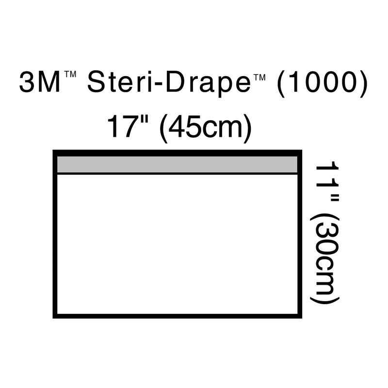 3M™ Steri-Drape™ Sterile Small Towel General Purpose Drape, 17 x 11 Inch