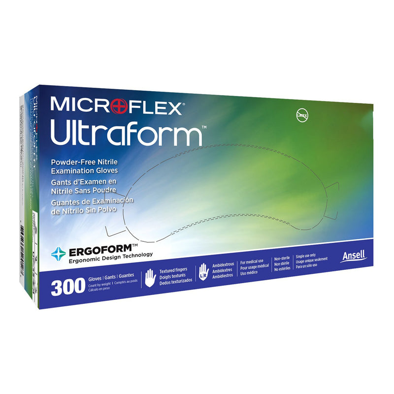 Ultraform® Nitrile Exam Glove, Extra Large, Blue