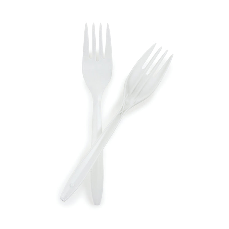 McKesson Polypropylene Fork, White