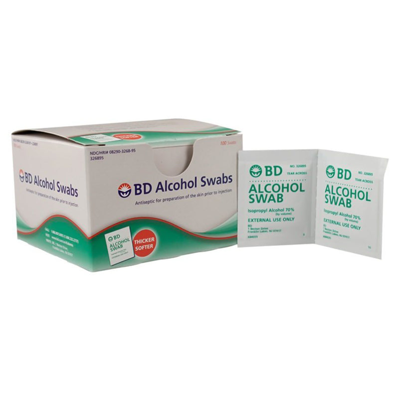 BD™ Alcohol Prep Pads, 3/4 x 1 Inch