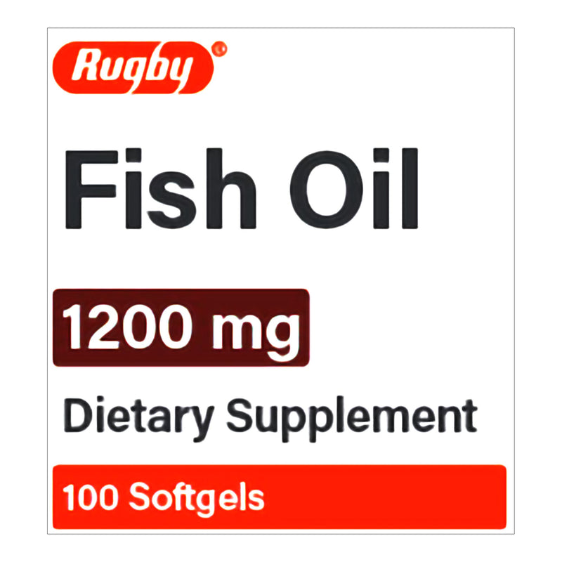 Rugby® 1200 mg Fish Oil Dietary Supplement