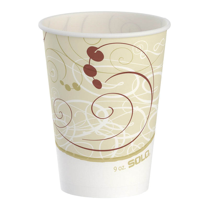 Solo® Wax Coated Paper Drinking Cup, 9-ounce