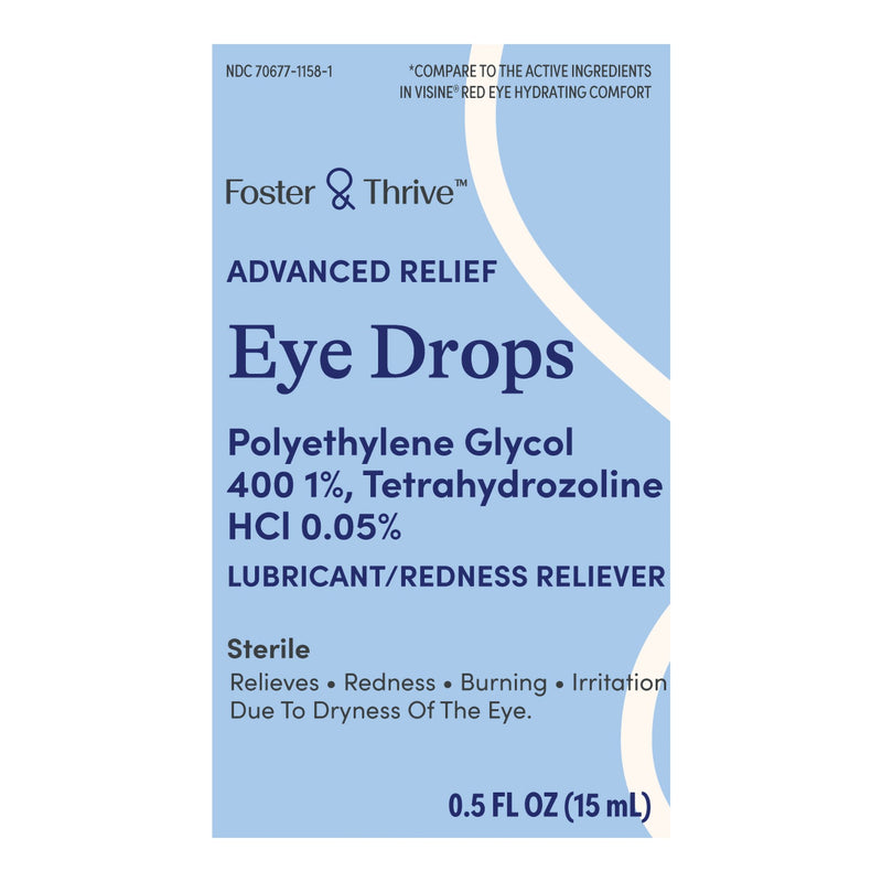 Foster & Thrive™ Advanced Relief Lubricant/Redness Reliever Eye Drops