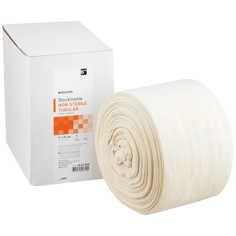 McKesson Beige Cotton Tubular Stockinette, 6 Inch x 25 Yard