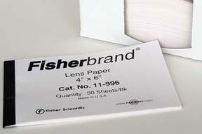 Fisherbrand® Lens Paper for Cleaning Glass Lenses