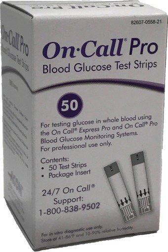 On Call® Pro Blood Glucose Test Strips