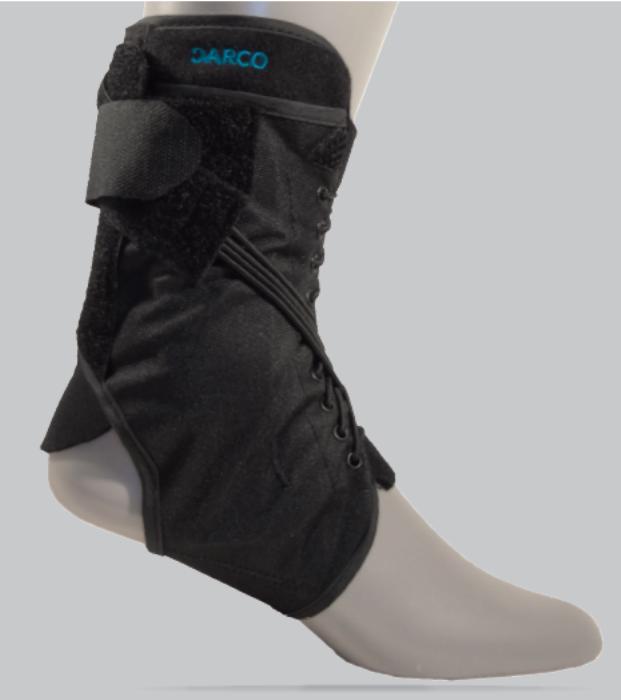 Darco Web™ Ankle Brace, Bungee / Hook and Loop Strap Closure, Large