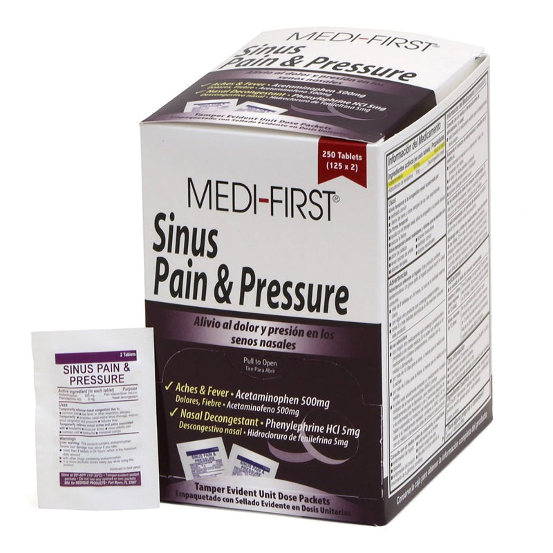 Medi-First® Acetaminophen / Phenylephrine Sinus Relief