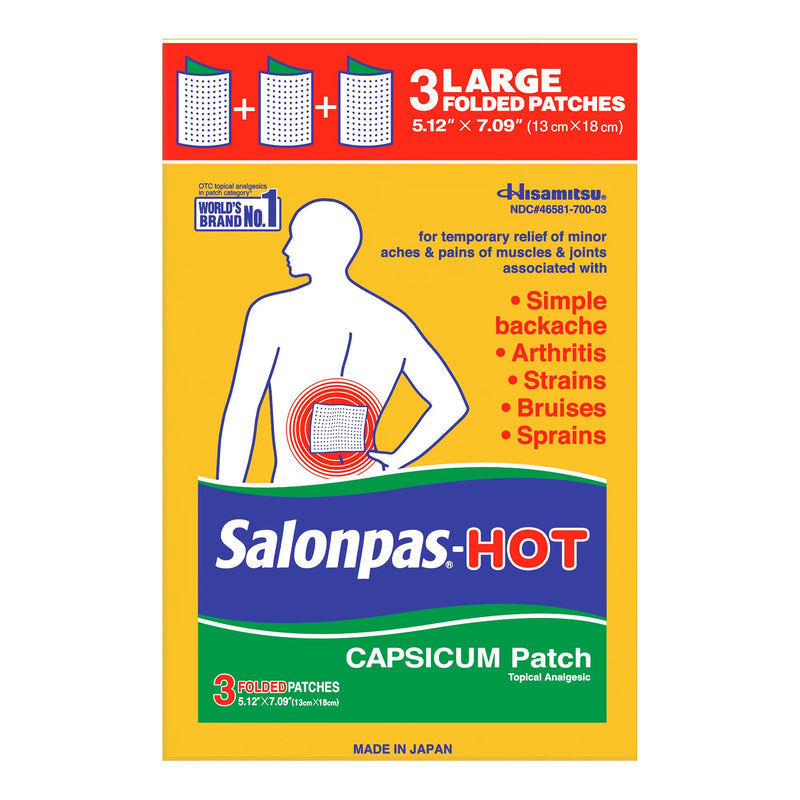 Salonpas® Hot Capsaicin Topical Pain Relief