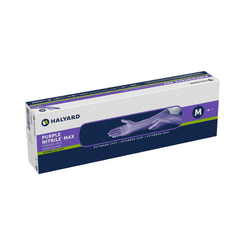 Purple Nitrile Max™ Extended Cuff Length Exam Glove, Medium