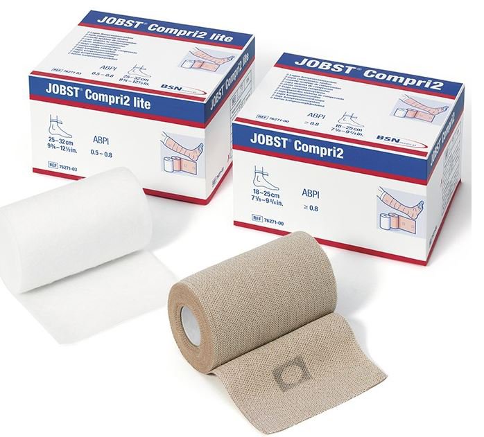 Jobst® Compri2 No Closure Two-Layer Compression Bandage System, 9-3/4 – 12-1/2 Inch