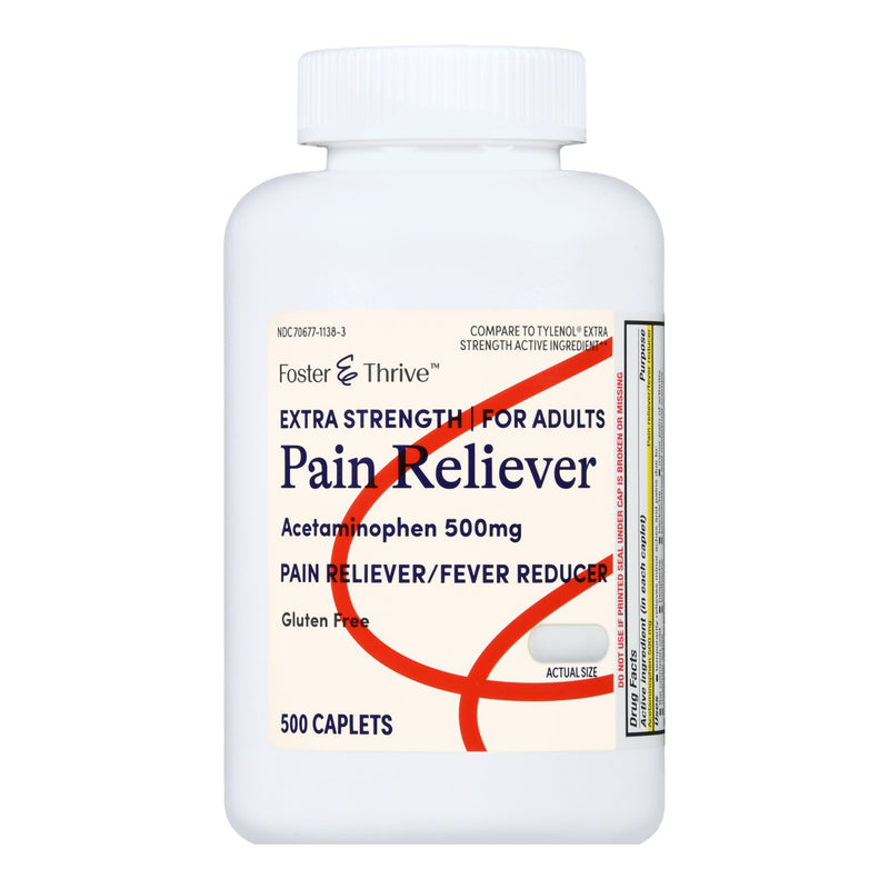 Foster & Thrive™ Extra Strength Pain Reliever Acetaminophen 500 mg Caplets