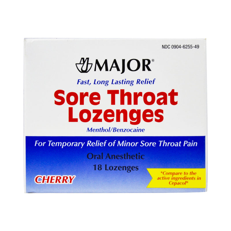 Major® Benzocaine / Menthol Sore Throat Relief