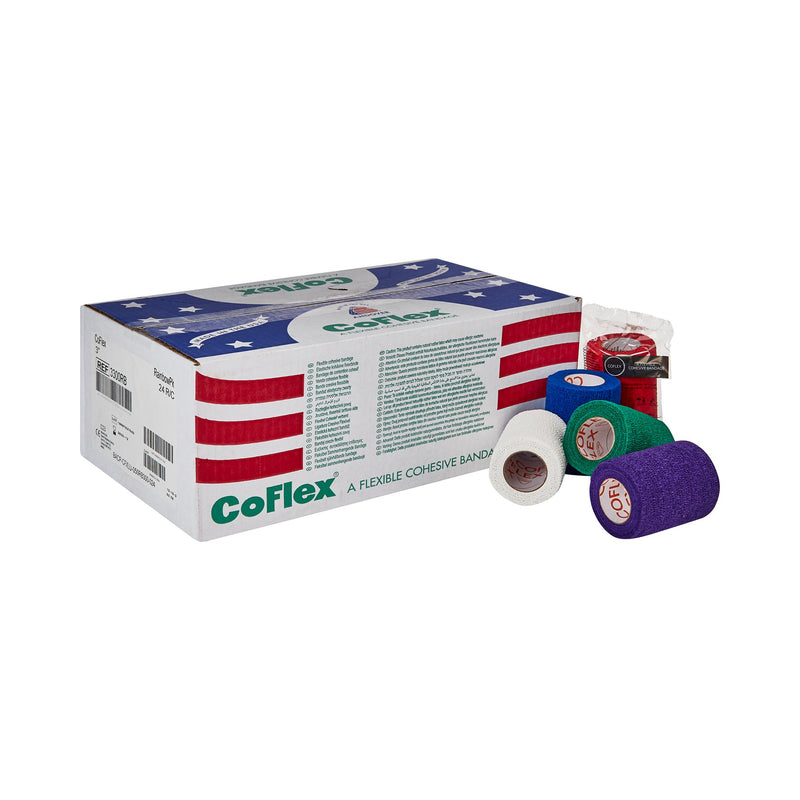 CoFlex® Self-adherent Closure Cohesive Bandage, 3 Inch x 5 Yard