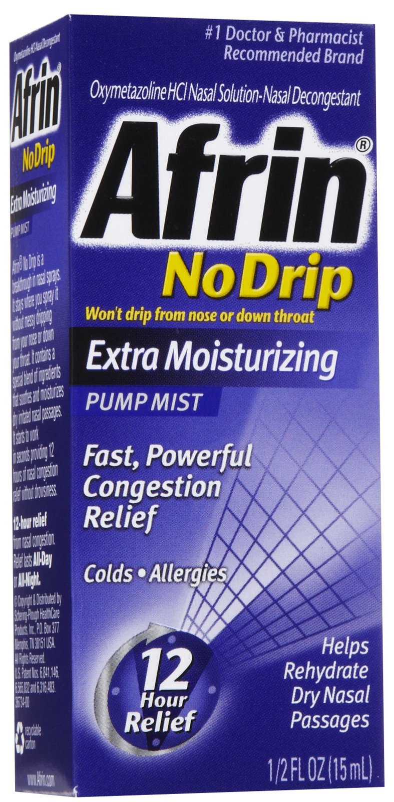 Afrin® No Drip Extra Moisturizing Sinus Relief Nasal Spray