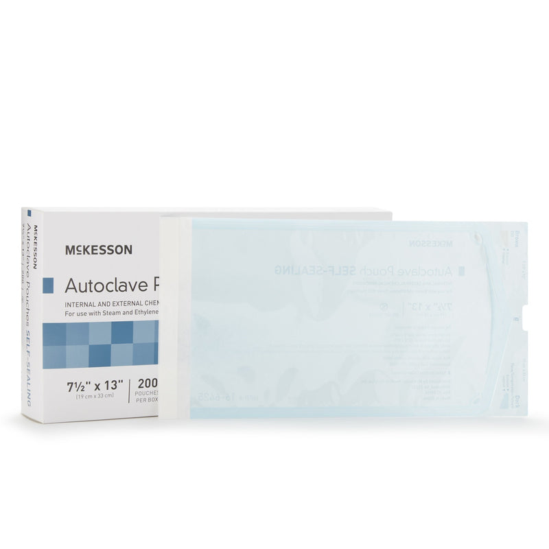 McKesson Sterilization Pouch, 7½ x 13 Inch