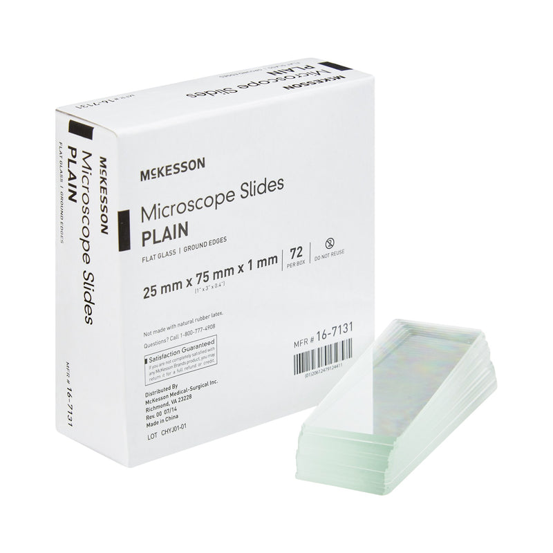 McKesson Plain Microscope Slide, 1 x 3 Inch