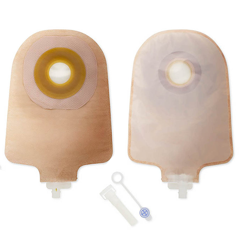 One-Piece Transparent Urostomy Pouch, 9 Inch Length, Up to 2½ Inch Stoma