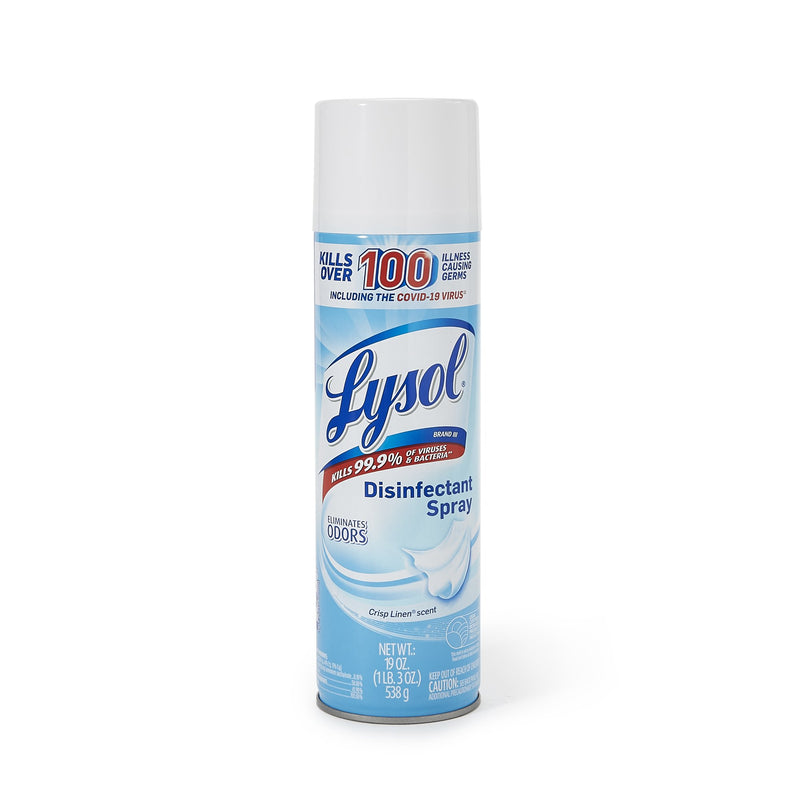 Lysol® Disinfectant Spray Crisp Linen® Scent, Aerosol Can, 19 oz.