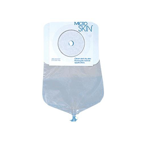 One-Piece Drainable Clear Urostomy Pouch, 9 Inch Length, 1½ Inch Stoma