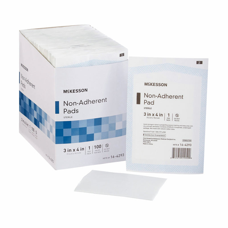 McKesson Nonadherent Dressing, 3 x 4 Inch