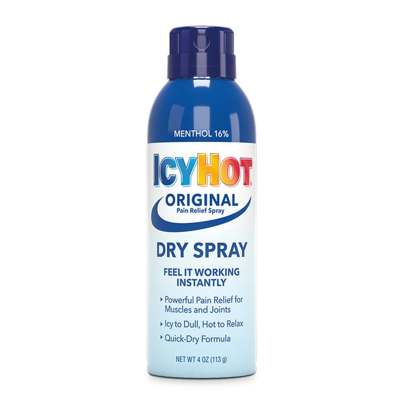 Icy Hot® Menthol Topical Pain Relief, 4-ounce Spray Can