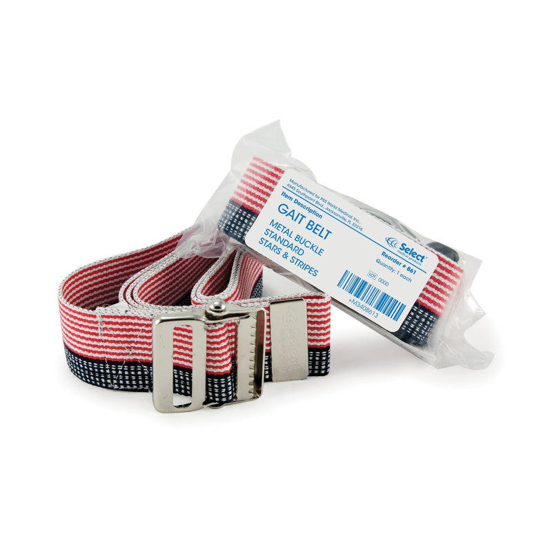 McKesson Stars and Stripes Gait Belt, 60 Inch