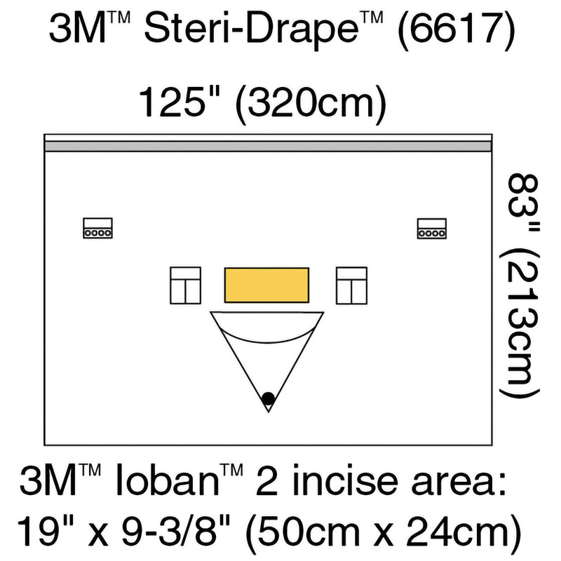 3M™ Steri-Drape™ Sterile Orthopedic Drape, 125 x 83 Inch