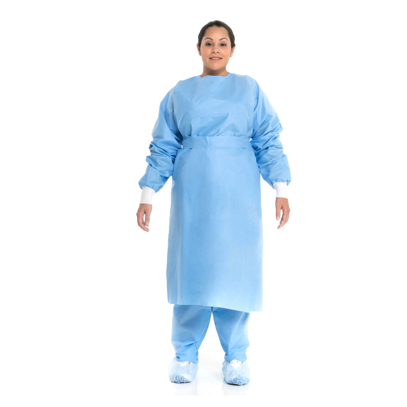 Halyard Protective Procedure Gown with Knit Cuffs