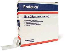 Protouch® White Synthetic Undercast Stockinette, 4 Inch x 25 Yard