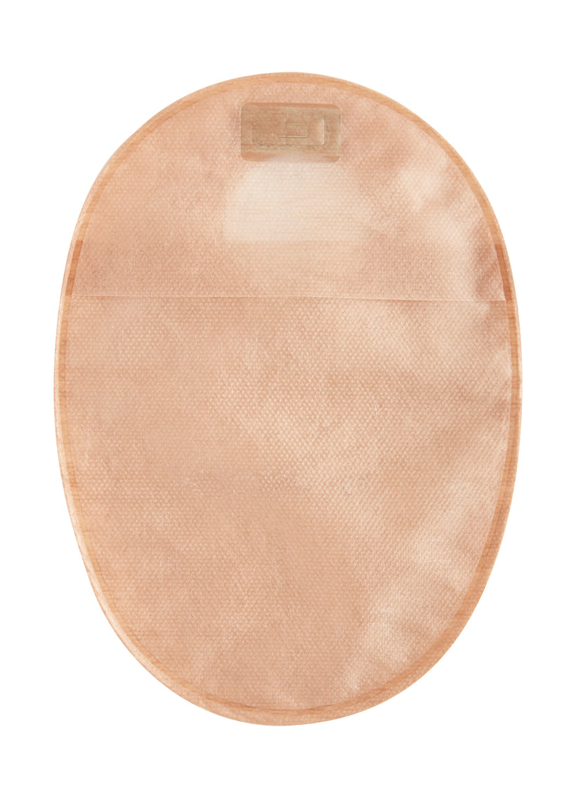 Natura® + Two-Piece Closed End Opaque Filtered Ostomy Pouch, 8 Inch Length