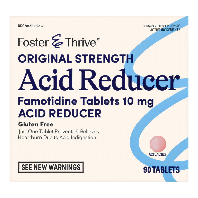 Foster & Thrive™ Original Strength Acid Reducer Famotidine Tablets 10 mg