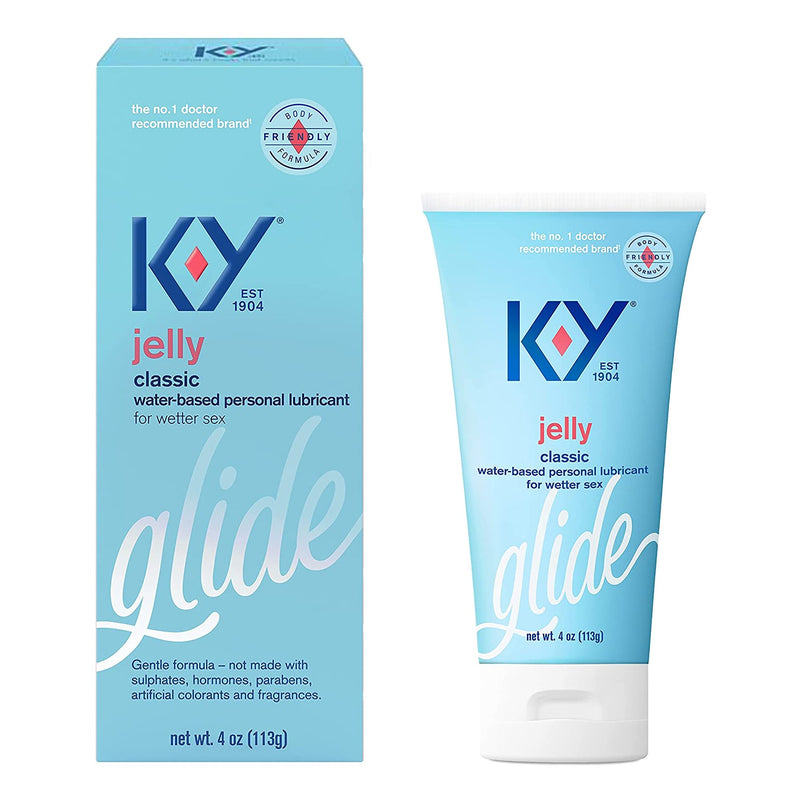 K-Y® Glide Personal Lubricant, 4-ounce Tube