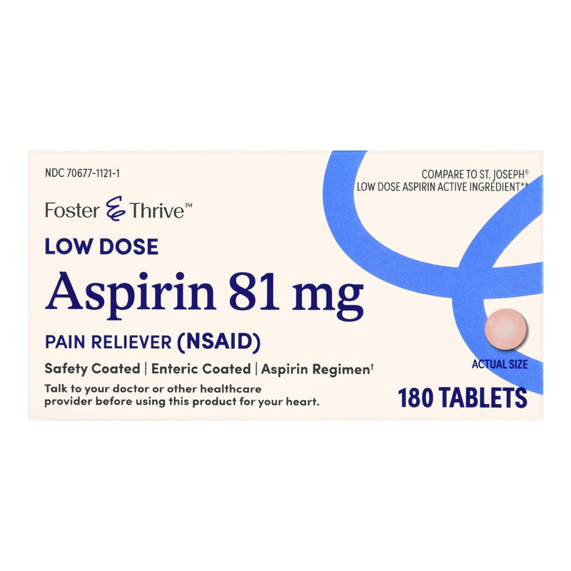 Foster & Thrive™ Low Dose Aspirin 81 mg Tablets