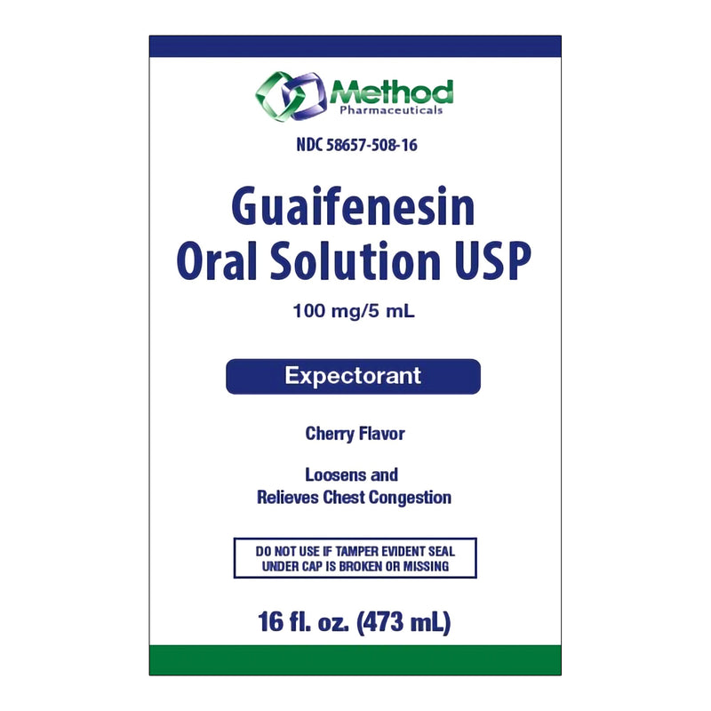 Method Pharmaceuticals Guaifenesin Liquid, 16-ounce bottle