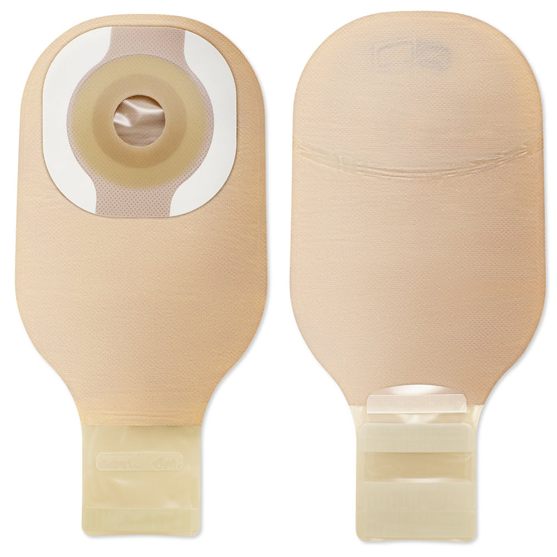 Premier™ One-Piece Drainable Beige Filtered Ostomy Pouch, 12 Inch Length, 7/8 Inch Stoma