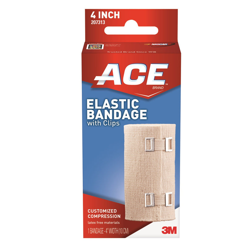 3M™ Ace™ Clip Detached Closure Elastic Bandage, 4 Inch Width